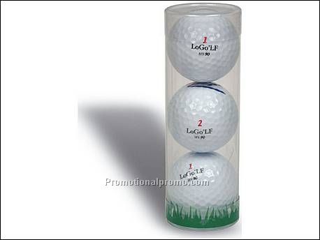 Golfball LoGolf HT 90 wit golf ball markings. Golfball LoGolf HT 90 wit