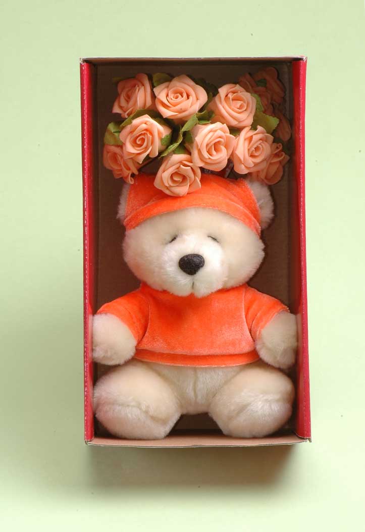 bear and rose for valentine's day
  
   
     
    