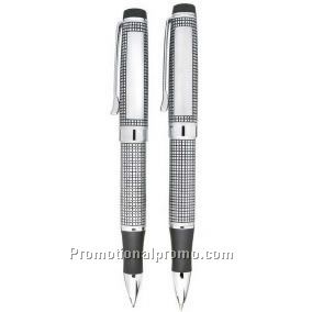 Harvard twist action ball pen & pencil set