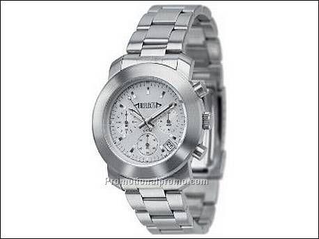 Horloge met roestvrij stalen kast...