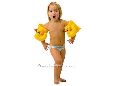Inflatable armbands duck shiny PVC