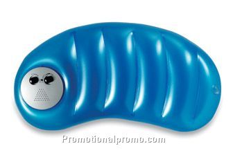 Inflatable radio pillow