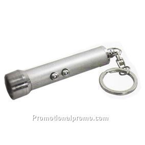 LED torch and laser pointer keyring