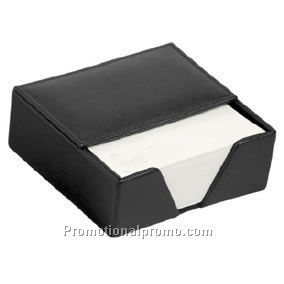 Leather paper cube
