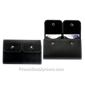 Leather playing card holder