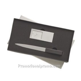Letter Opener &Desk clock