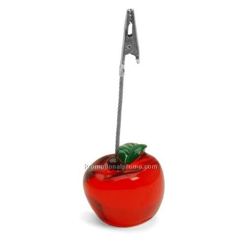 Memo Clip - Red Apple