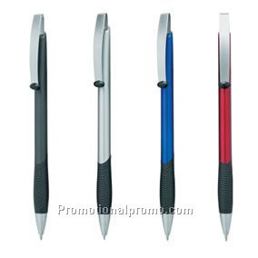 Metallic Clicking Clip Ballpoint Pen