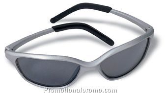 Metallic silver sunglasses