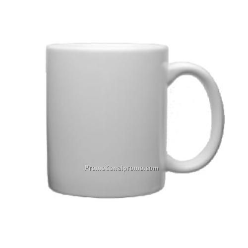 Mug - White Vitrified C-Handle, 11 oz.