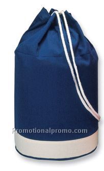 Navy bag cotton bicolour