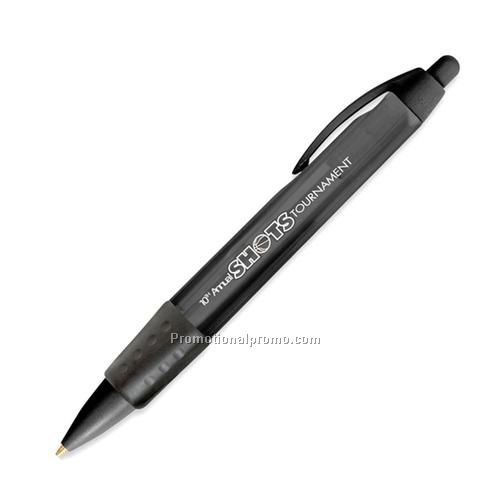 Pen - Bic, Tri Stic Widebody Clear with Rubber Grip