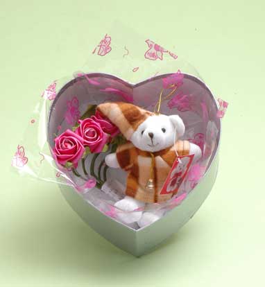 rose and bear for valentine's day
  
   
     
    