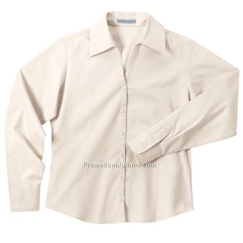 Shirt - Port Authority, Ladies Open Neck Blouse