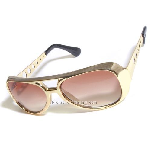 Sunglasses - Gold Plated Elvis Sunglasses