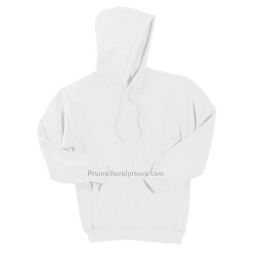 Sweatshirt - Gildan® Hooded, White 50/50