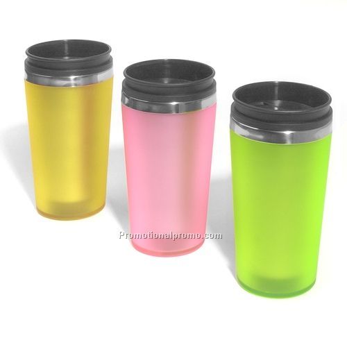 Travel Mug - Voyager Satin Touch Tumbler, 16oz.
