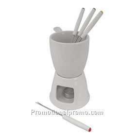 WHITE CHOCOLATE FONDUE SET
