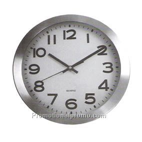 Wall clock with white face