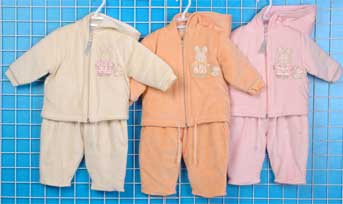 padded velor baby set
  
   
     
    