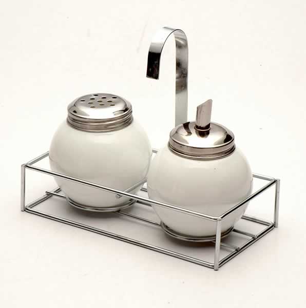 cruet set with metal stand
  
   
     
    
