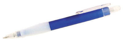 Ergonomic Frost Plastic Pen