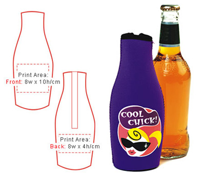 Zippered Stubby Cooler