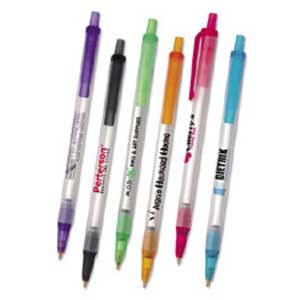 Promotional Pen - Bic Clic Stic Clear