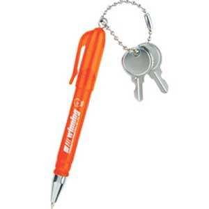 Promotional Pen With Detachable Keyring