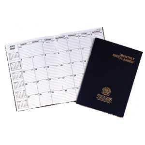 Academic Planner-Monthly Academic  Leatherette Year Planner