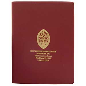 Imprinted presentation Folder