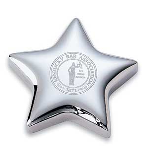 Chrome Plated Metal Star Magnet
