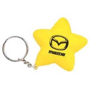 Star Stressball Keychain