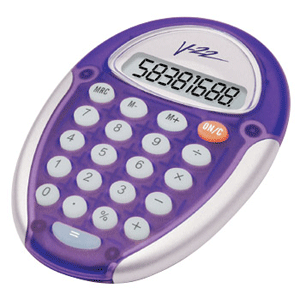 Custom printed calculators -  Clip On Pocket Calculator