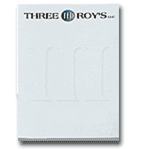 Promotional Adhesive Notepads - 4" x 6" Adhesive Notepad - 25 Sheets