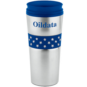 16 oz Stainless Steel Tumbler with Rubber Grip
