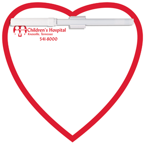 Promotional Magnetic Memo Board - Heart Shaped