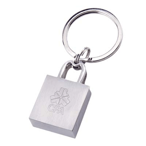 Silver Keychain - Shopping Bag