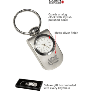 Keyholder with quartz analog clock
