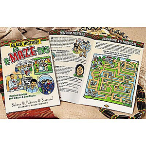 Black History Is A-Maze-Ing Puzzle Book