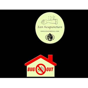 Dry Erase Magnet, House, Circle