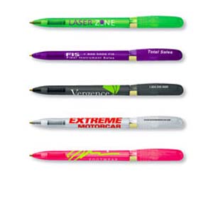 Pivo44576Clear Gold Twist Action Pen