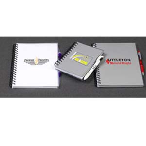 Plastic Cover Notebooks (7" x 10")