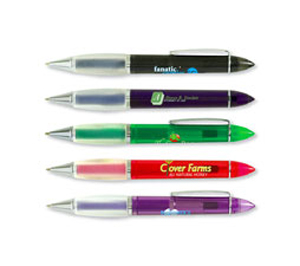 Twist Action Retractable Ballpoint/Stylus