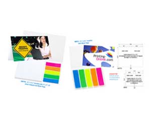 Mylar Flag Booklets (Booklet w/notepad & flags)