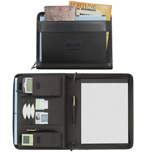 Navigator Zippered Elastic Padfolio
