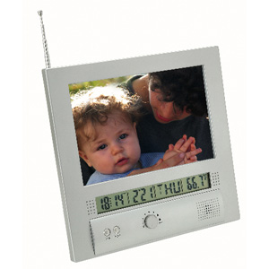 Salice III 4"x6" FRAME & CALENDAR CLOCK