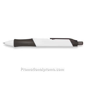 Paper Mate TriEdge White Barrel/Black Grip Ball Pen