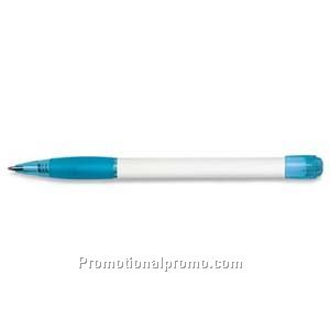 Paper Mate Visibility White Barrel/Turquoise Trim Ball Pen