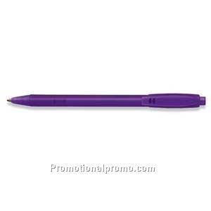 Paper Mate Sport Retractable Translucent Purple Barrel, Black Ink Ball Pen